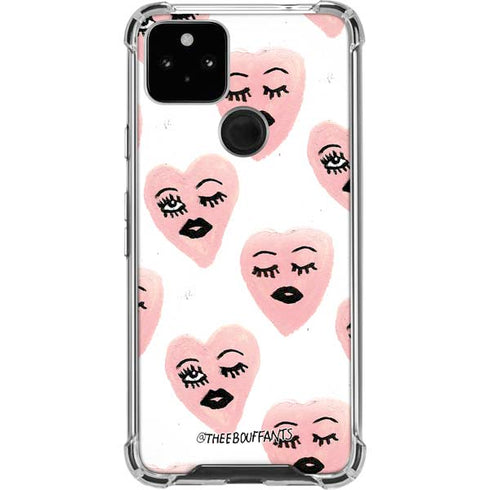 Bouffants and Broken Hearts Winking Hearts Pixel Cases